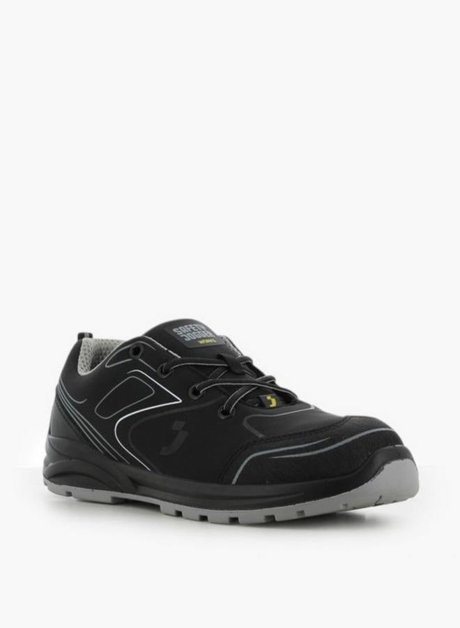 SJ Men Low Safety Leather Sneakers - Image 1